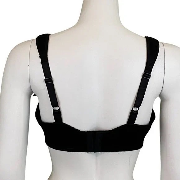 Bali Live it Up Side Shaping Bra Black Size 38DDD Comfort Cushion 3353 NWT - Picture 3 of 7